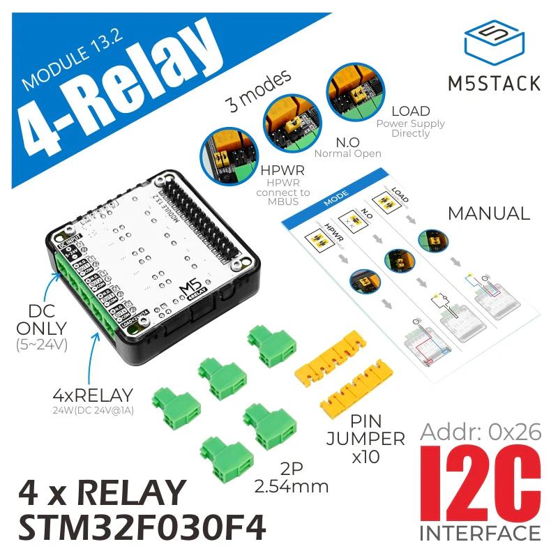 STM32搭載 4チャンネルリレーモジュール--在庫限り — スイッチサイエンス