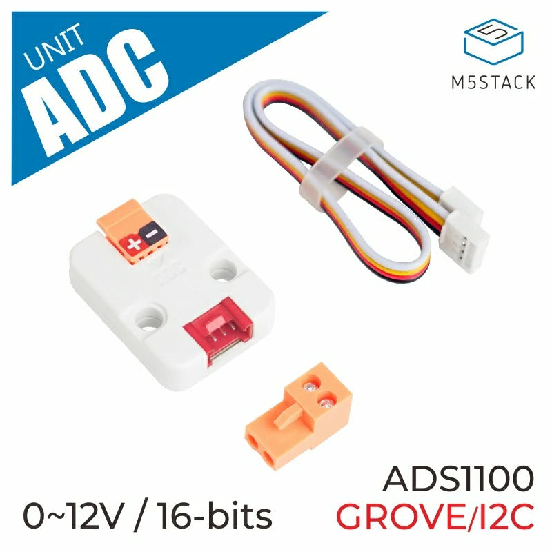 M5Stack用ADCユニット [U013]--販売終了 — スイッチサイエンス