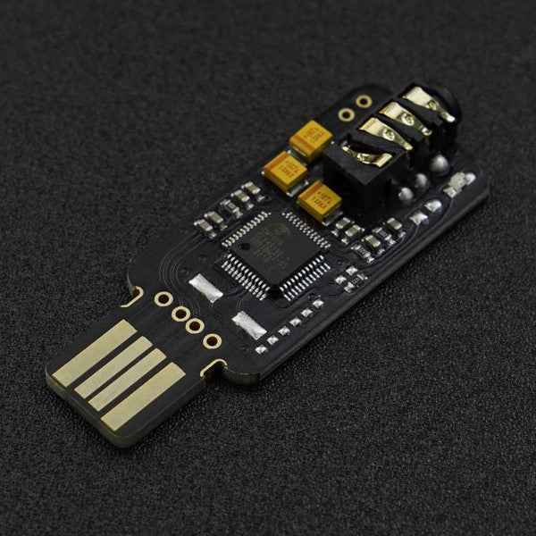 Jetson Nano/ Raspberry Pi 400用 Mini USB 外付けサウンドカード