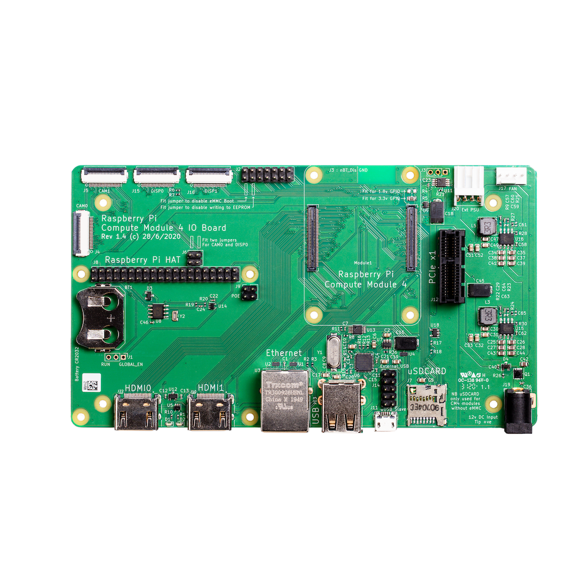 Raspberry Pi Compute Module 4 I/Oボード — スイッチサイエンス