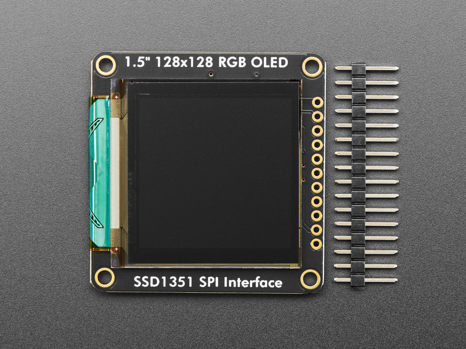 1.5インチ 16ビット色のOLEDディスプレイ(microSDスロット付き)