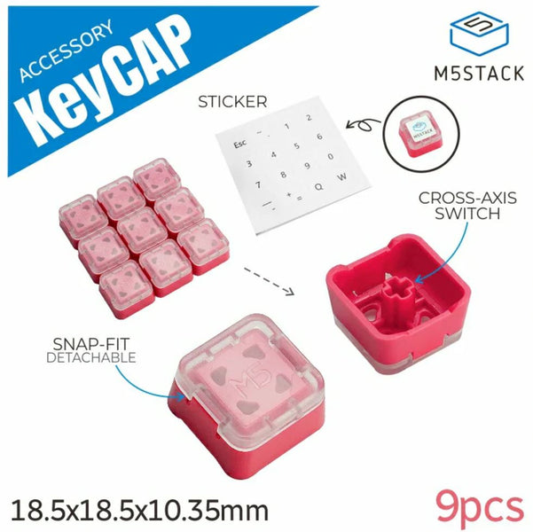 M5Stack キーキャップ（9個組） — スイッチサイエンス