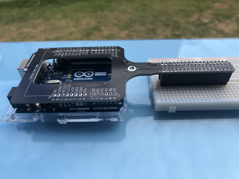 ArduinoUNO用ブレッドボード変換基板