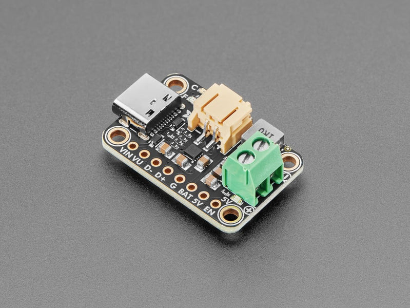 bq25185搭載 USB/DC/ソーラー用バッテリーチャージャー基板（5V安定化