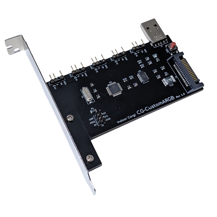 プログラミング可能なアドレサブルRGB LEDコントローラー「CG-CustomARGB」--販売終了