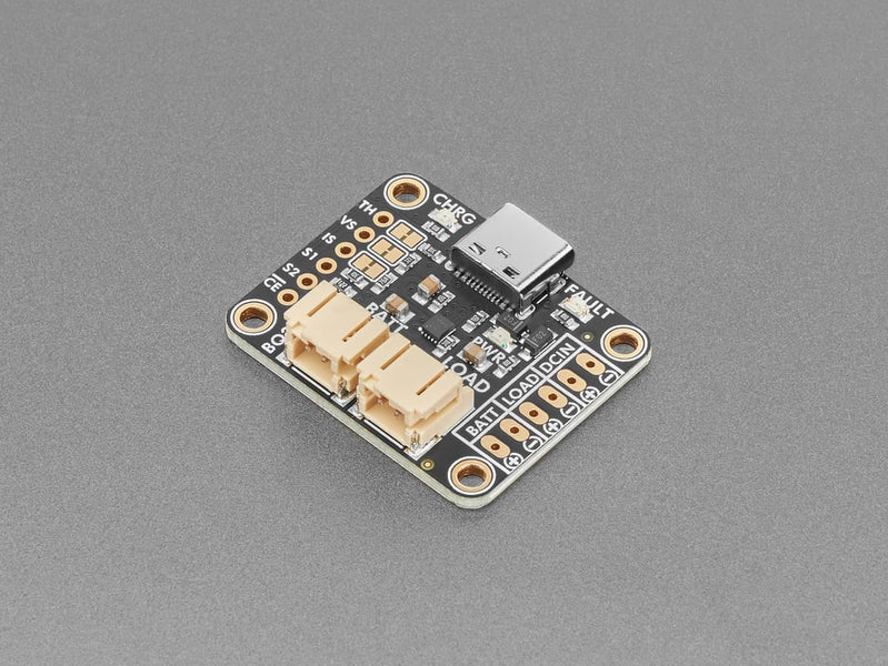 Adafruit bq25185 USB/DC/ソーラー用バッテリーチャージャー基板