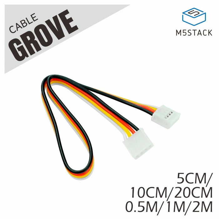 M5Stack用GROVE互換ケーブル 10 cm（5本セット）[A034]