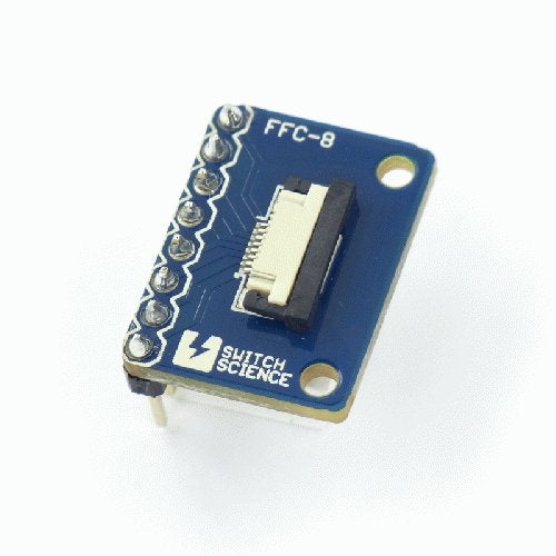 FeliCa Plug ピッチ変換基板 ピンヘッダ実装済 (フラットケーブル付き) --販売終了