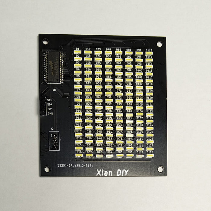 Xian DIY 8×16 LED Matrix ボード Groveコネクタ対応版 (白色LED)