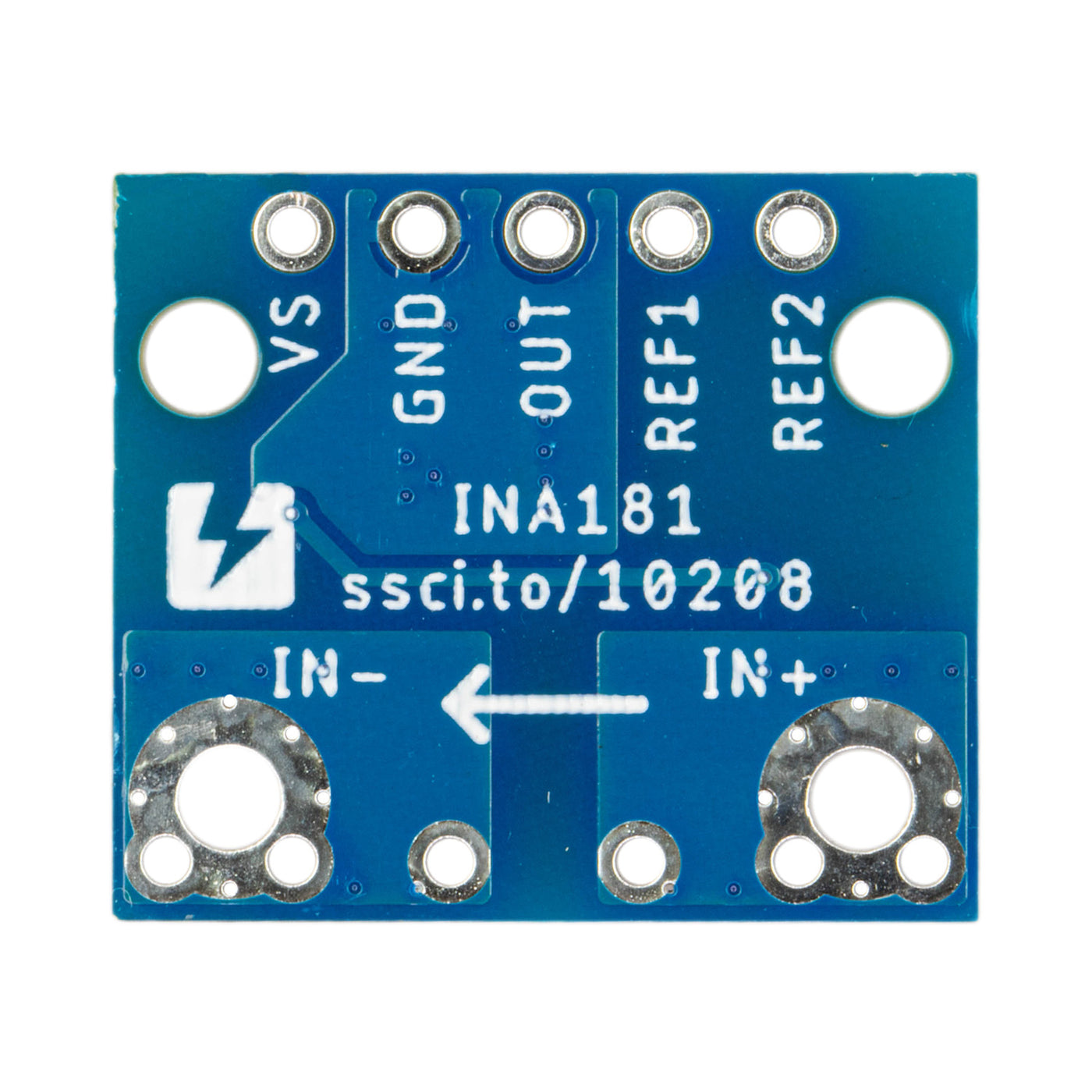 INA181搭載 双方向 電流センサモジュール(-2.5A~+2.5A) — スイッチサイエンス