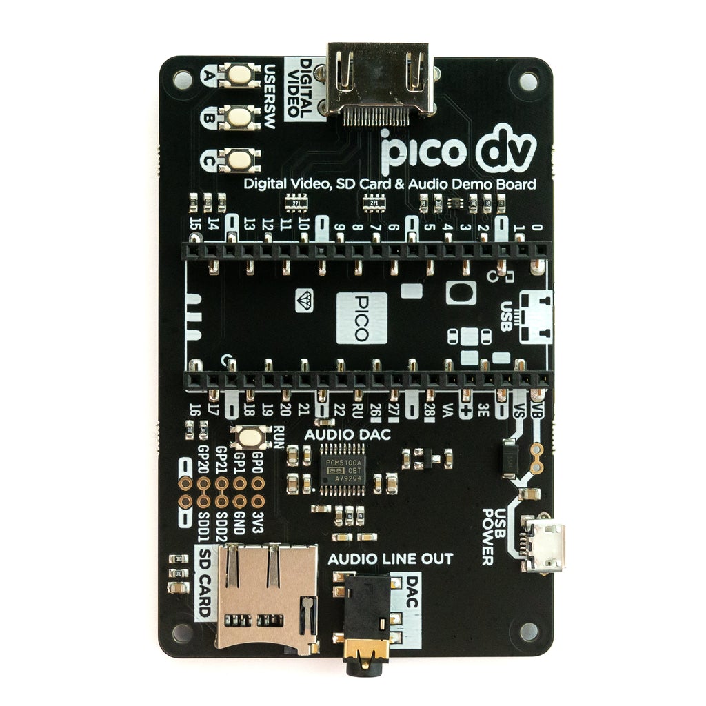 Pimoroni Pico DV Demo Base — スイッチサイエンス