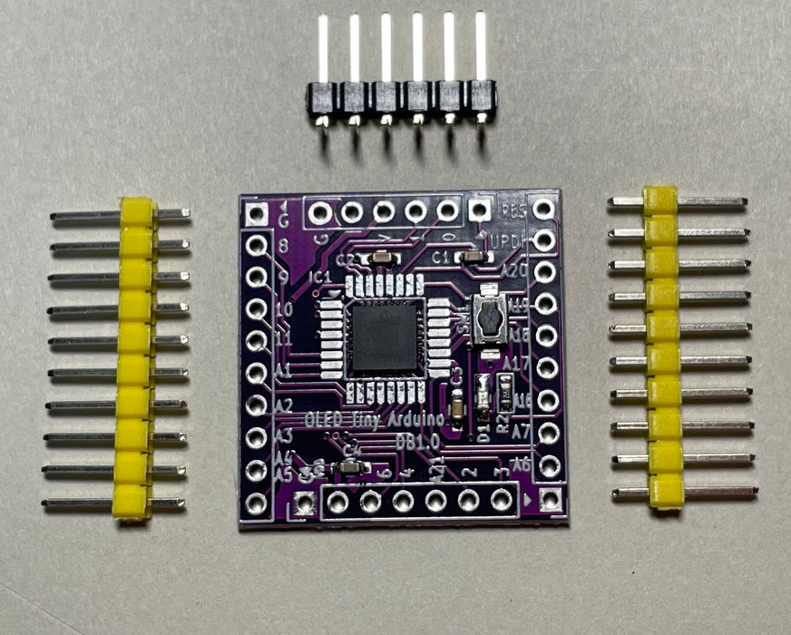 AVR64DB32 極小Arduino互換Board（OLED無し）（0.96”OLED 直結仕様）
