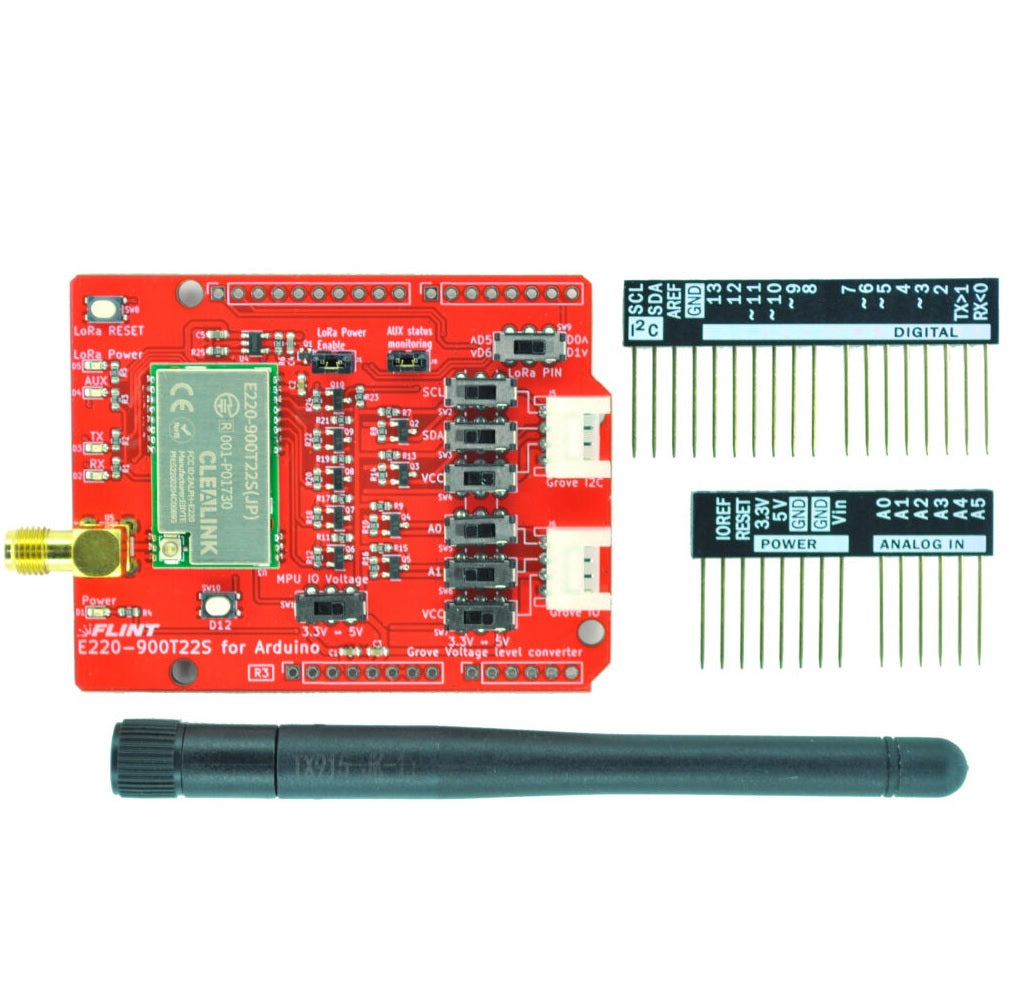 FLINT LoRa無線シールド(E220-900T22S for Arduino) — スイッチサイエンス