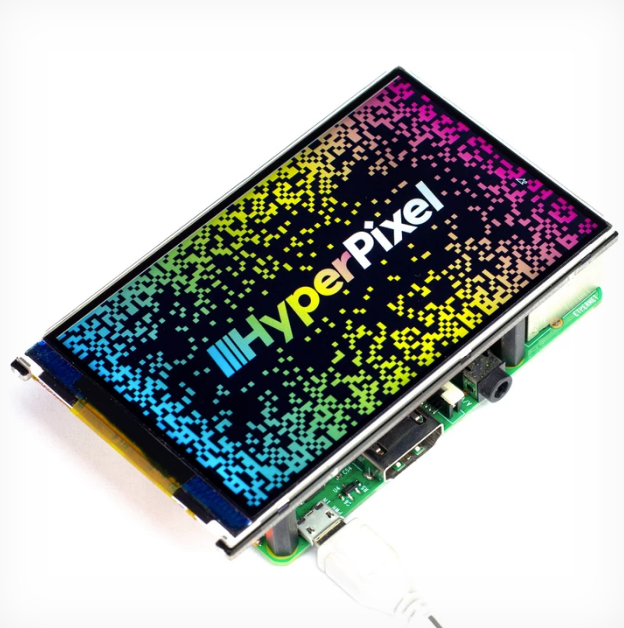 HyperPixel 4.0 - Raspberry Pi用高解像度ディスプレイ（タッチ非対応）