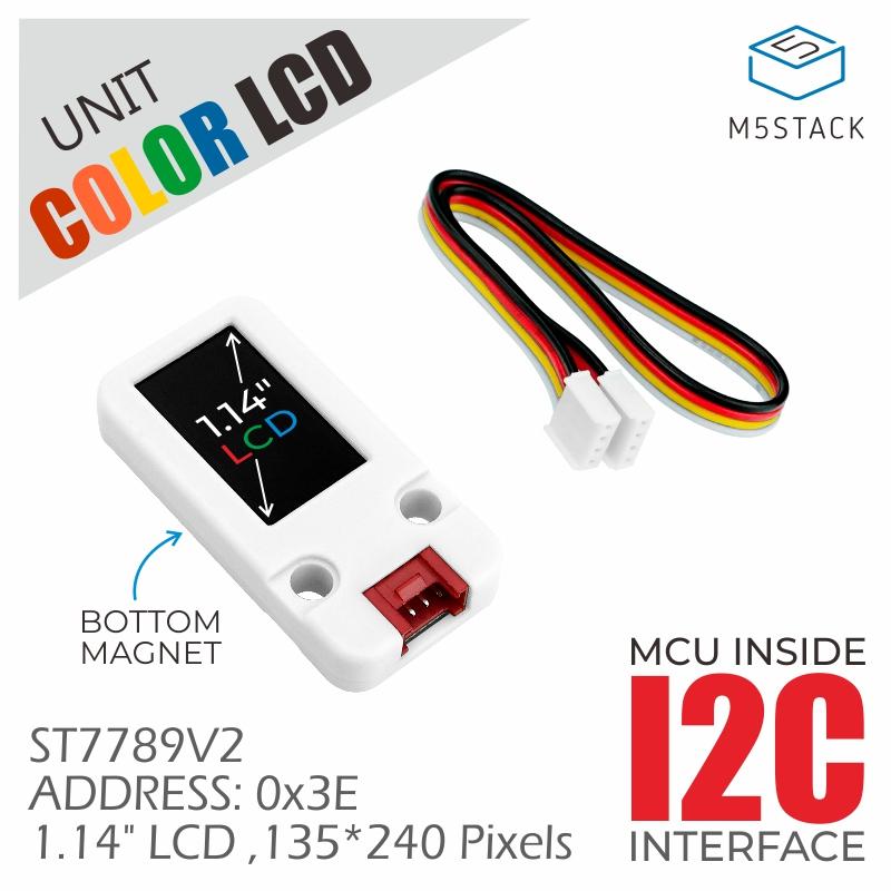 M5Stack用 1.14インチ135 x 240 LCDディスプレイユニット — スイッチ