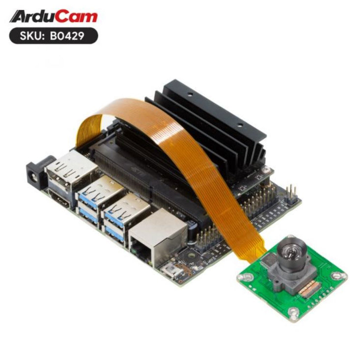 AR0234搭載 Arducam 2.3MP グローバルシャッターカメラ（Nvidia Jetson Nano/NX用）