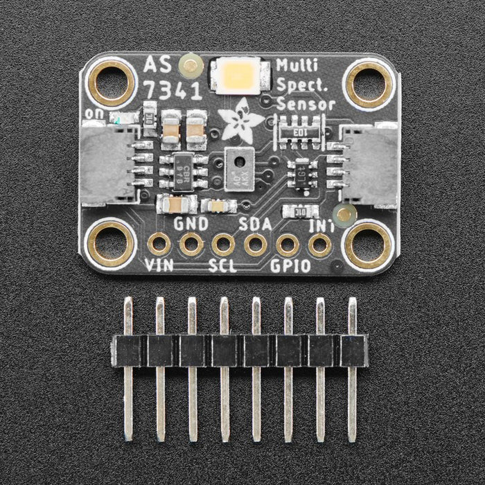 STEMMA QT/Qwiic互換 AS7341搭載 10チャンネル 光/色センサモジュール