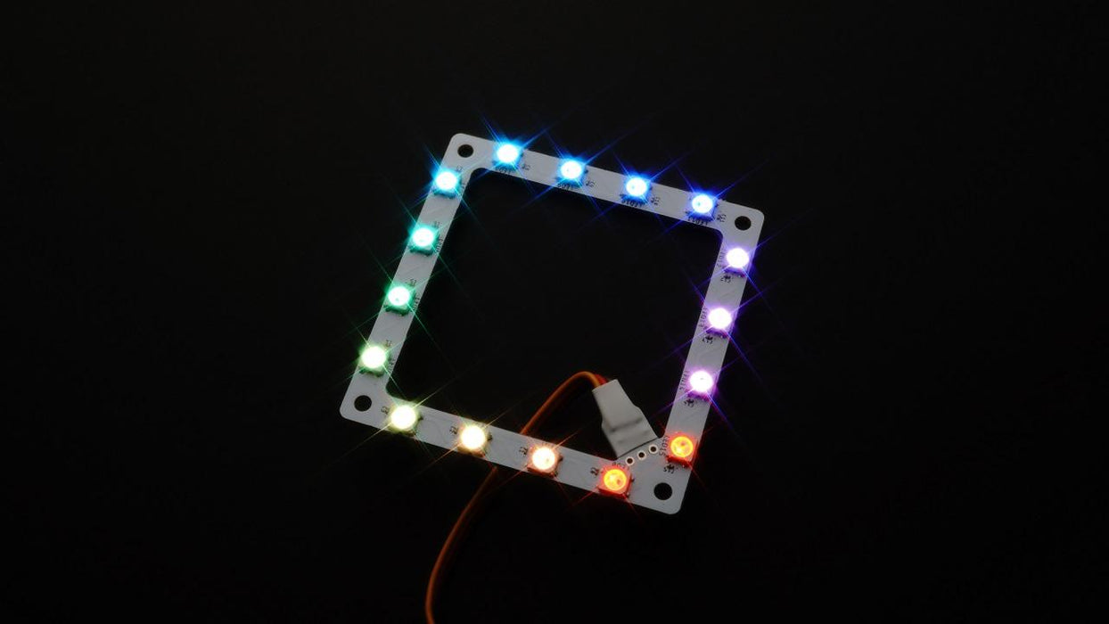 micro:bit用フルカラーLEDボード（四角型）