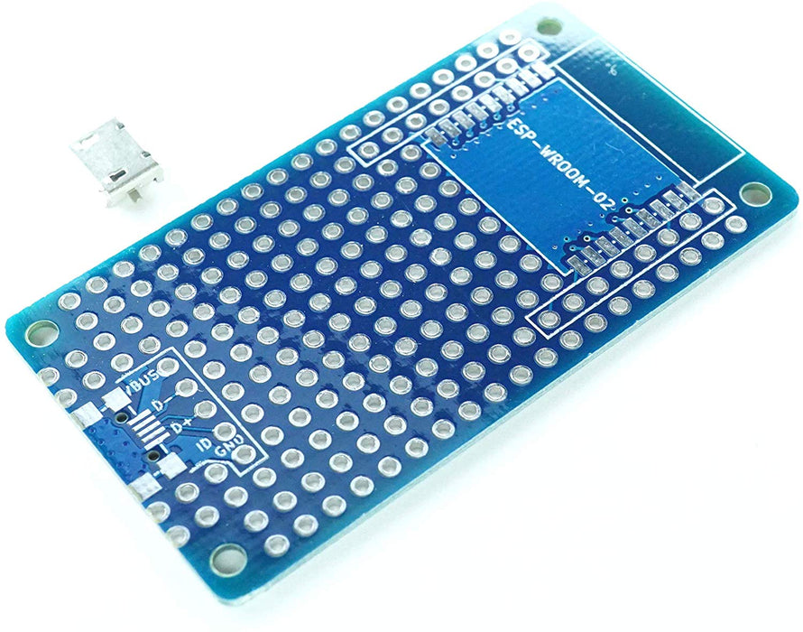ESP-WROOM-02 プロト基板 S + USB micro B