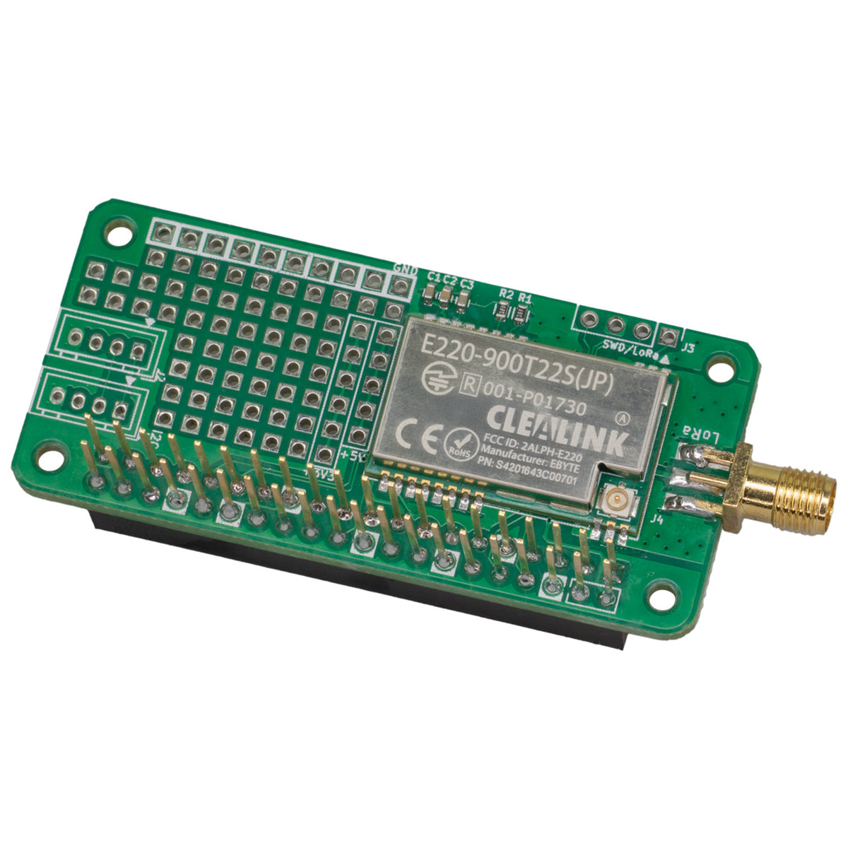 Raspberry Pi Zero用LoRa HAT (R2) — スイッチサイエンス