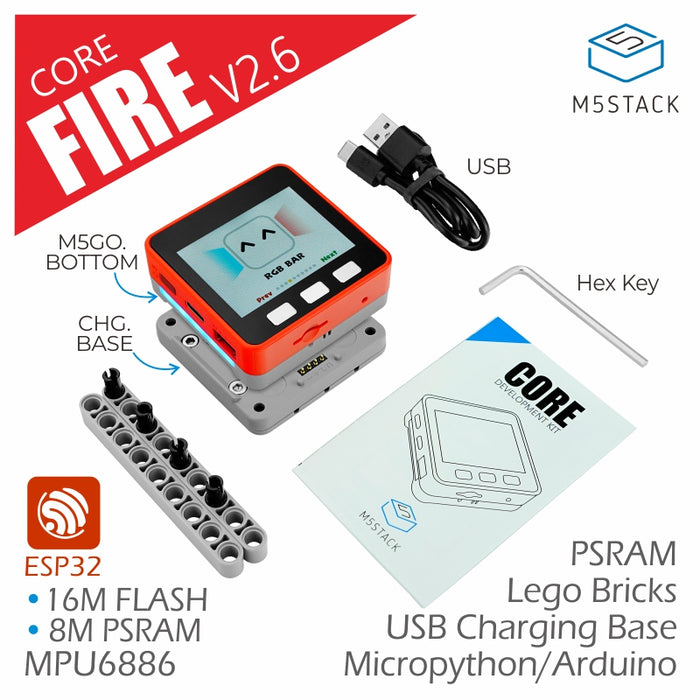M5Stack FIRE IoT開発キット（PSRAM） V2.6--販売終了