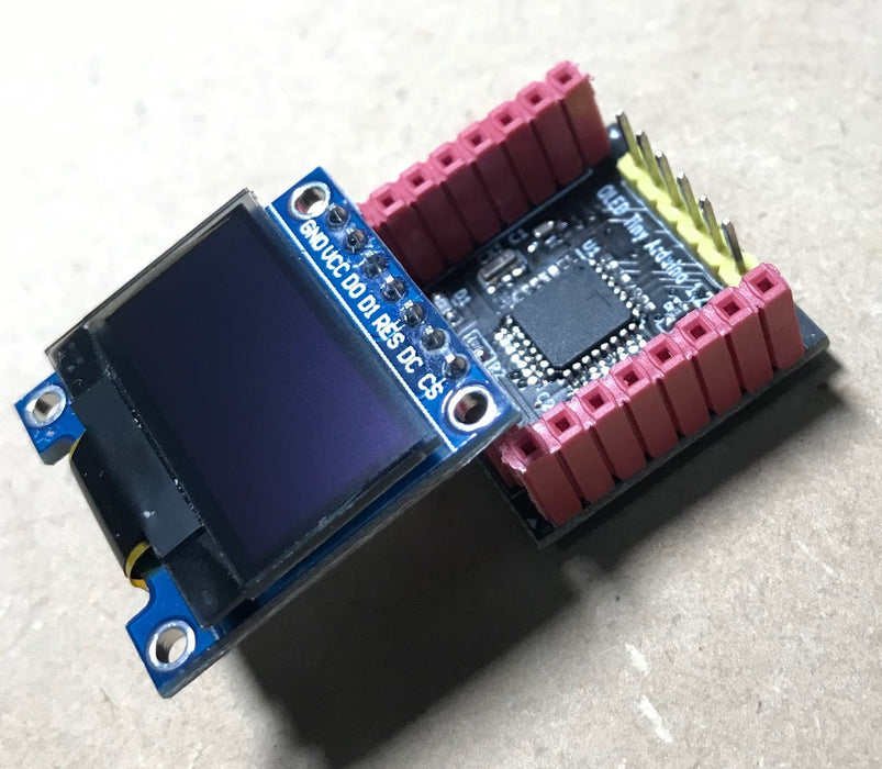 ATmega328 極小Arduino互換Board（OLED付き）（0.96”OLED 直結仕様）
