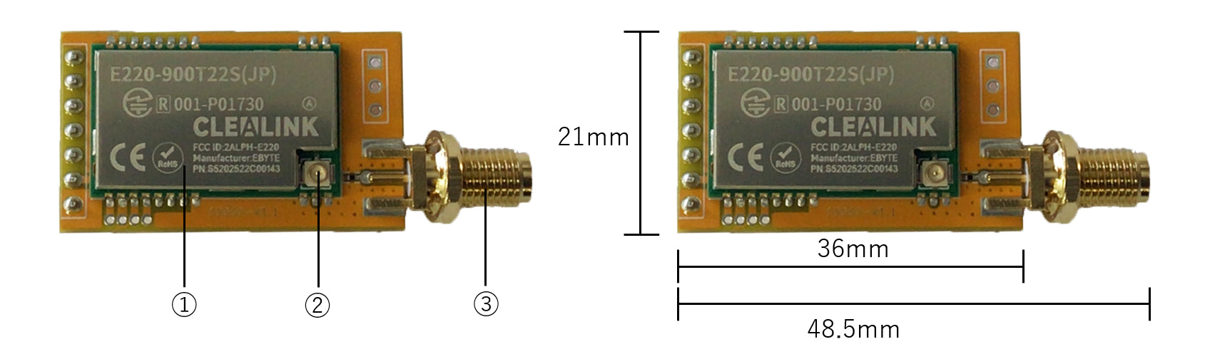 CLEALINK-E220-900T22SJP-EV2