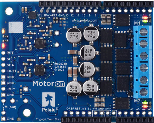 Motoron M2S18v20 Arduino向けデュアル高出力モーター Motoron M2S18v20 Arduino向けデュアル高出力モーター