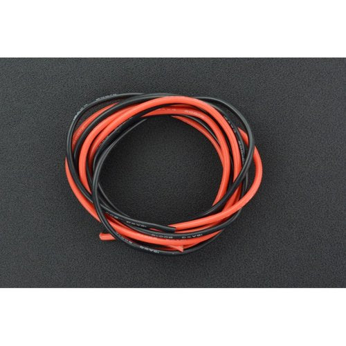 《お取り寄せ商品》High Temperature Resistant Silicone Wire (18AWG 0.75mm2 1m Red &amp; Black)