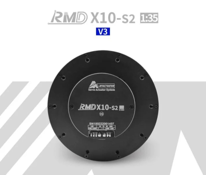 MyActuator RMD-X10 S2 サーボ 48V/50Nm/50rpm （1:35、CAN）