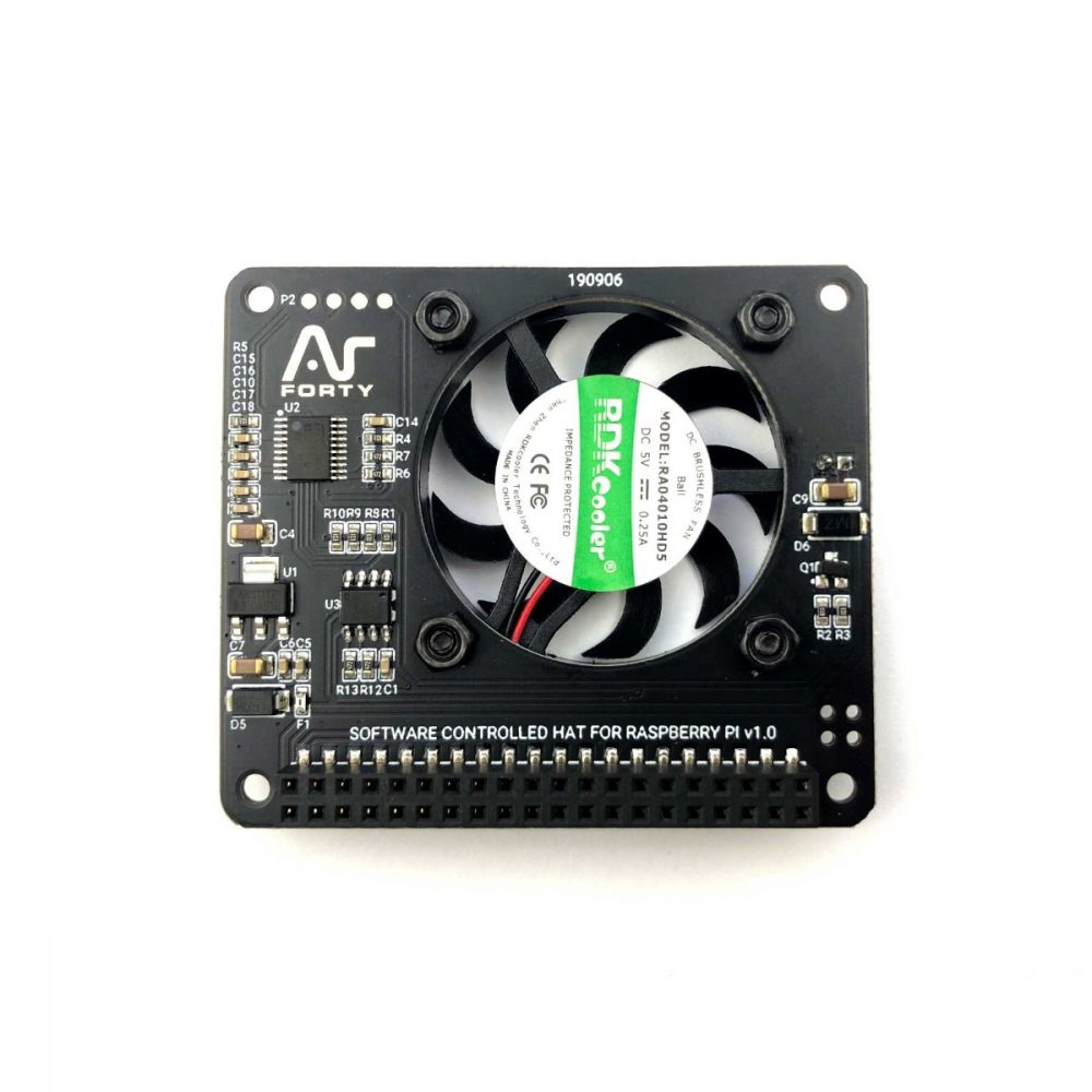 Argon Raspberry Pi 4/Raspberry Pi 3用ファンHAT — スイッチ