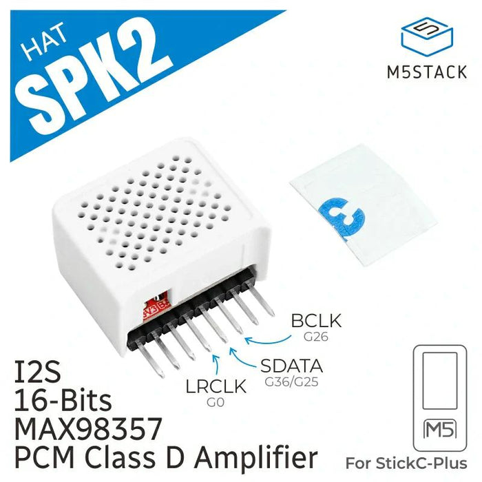 M5StickC Plus用 Speaker 2 HAT