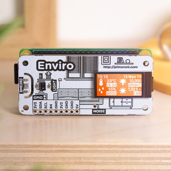 Enviro - Raspberry Pi用環境センサボード