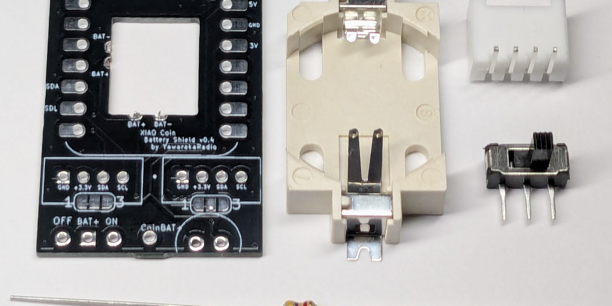 XIAO用 Coin電池ホルダー基板（LIR2032） — スイッチサイエンス