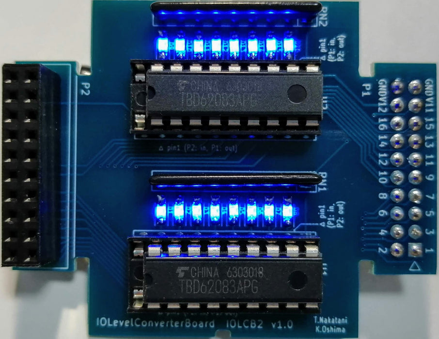 8ch×2 マルチインタフェースキット青色LED付