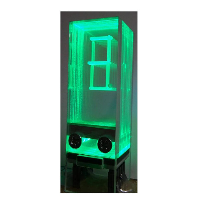 透明アクリル 8 セグメント LED モジュール（緑色）