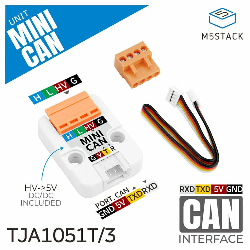 M5Stack用ミニCANユニット(TJA1051T/3) — スイッチサイエンス