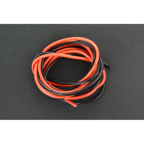 《お取り寄せ商品》High Temperature Resistant Silicone Wire (16AWG 1.5mm2 1m Red &amp; Black)