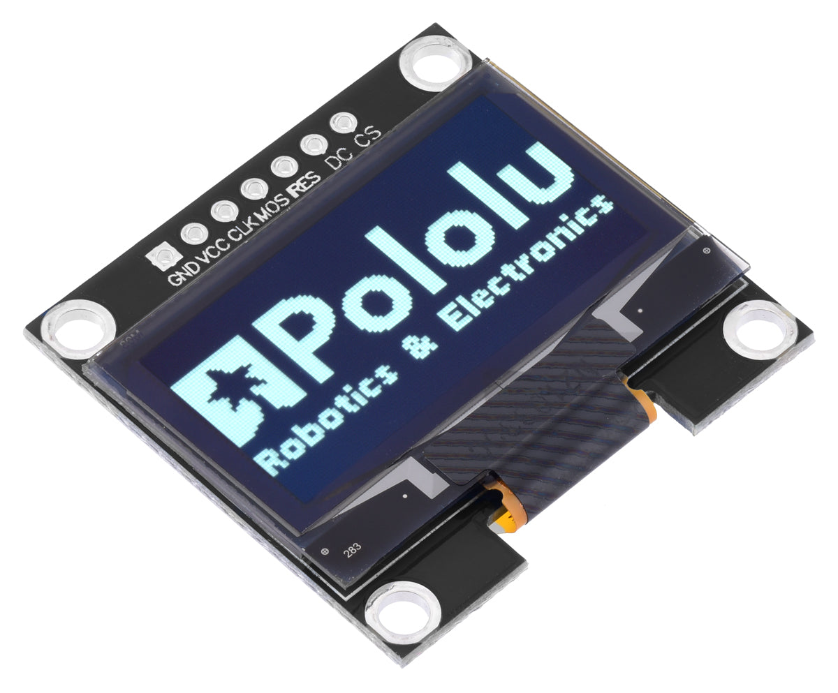 Pololu 1.3インチ モノクログラフィカルOLEDディスプレイ（黒基板）