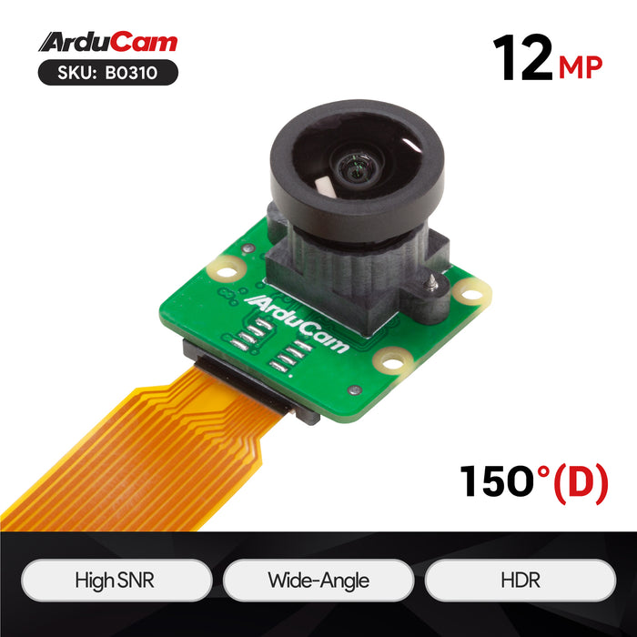Arducam IMX708搭載 Raspberry Pi用 カメラモジュール（超広角）