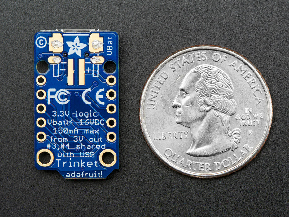 Adafruit Trinket - Mini Microcontroller - 3.3V Logic -