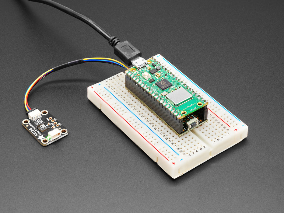 PiCowbell -  Raspberry Pi Pico用リセットスイッチ / STEMMA QTコネクタ搭載基板
