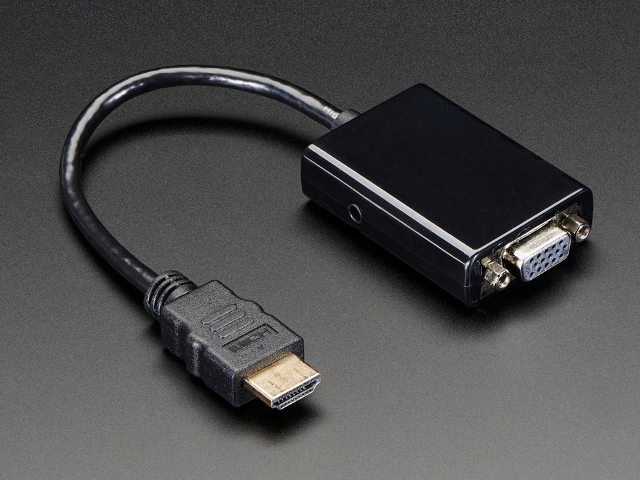 HDMI to VGA変換アダプタ(オーディオ出力付き)