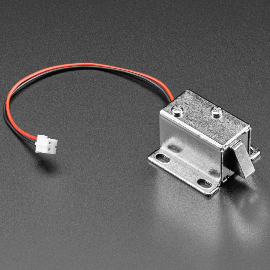 ロック式小型ソレノイド （6VDC @600mA/2-pin JST） — スイッチサイエンス