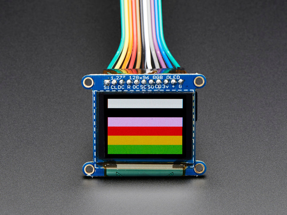 1.27インチ 16ビット色のOLEDディスプレイ(microSDスロット付き)