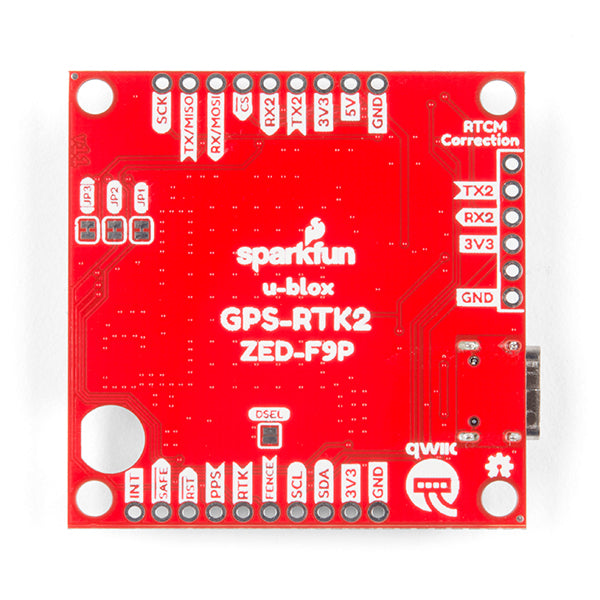 Qwiic - ZED-F9P搭載 GPS-RTK2モジュール